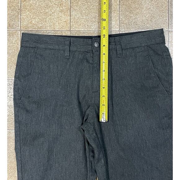 VOLCOM Women’s Classic Chino Style Pants Charcoal Gray 34"x29.5" Casual, Office - Picture 4 of 11
